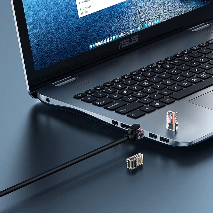 Baseus Ethernet CAT5 hálózati kábel, 8m (fekete)