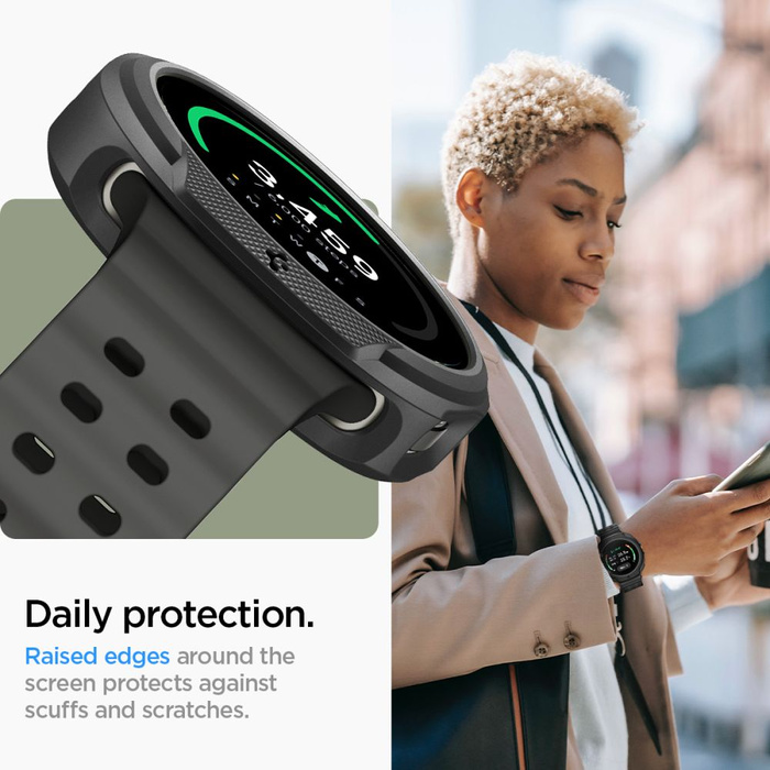 SPIGEN CASE SAMSUNG GALAXY WATCH 8 CLASSIC 46 MM LIQUID AIR MATTE BLACK