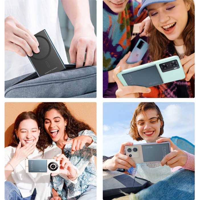 Choetech SuperThin B708 2000 mAh Induktions-Powerbank 5 W MagSafe/Qi – Schwarz