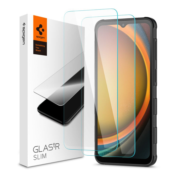 SPIGEN GLAS.TR SLIM TEMPERED GLASS 2-PACK GALAXY XCOVER 7 / 7 PRO CLEAR