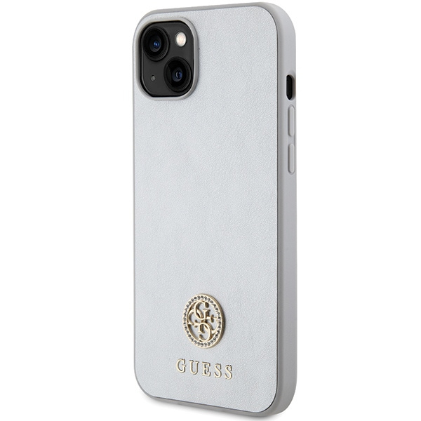 Guess GUHCP15MPS4DGPS iPhone 15 Plus 6.7" argent/argent durcase Strass Metal Logo