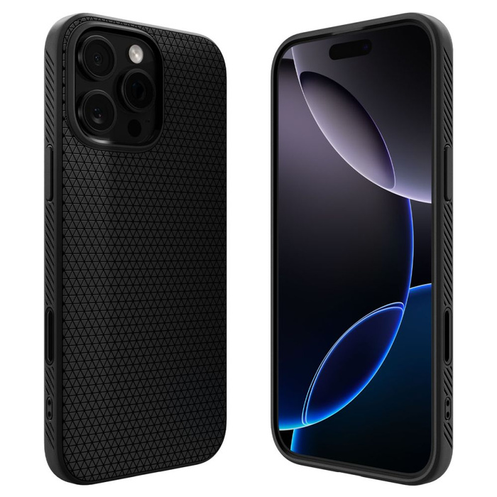 ETUI SPIGEN IPHONE 16 PRO LIQUID AIR ”T” MAG MAGSAFE MATTE CZARNE