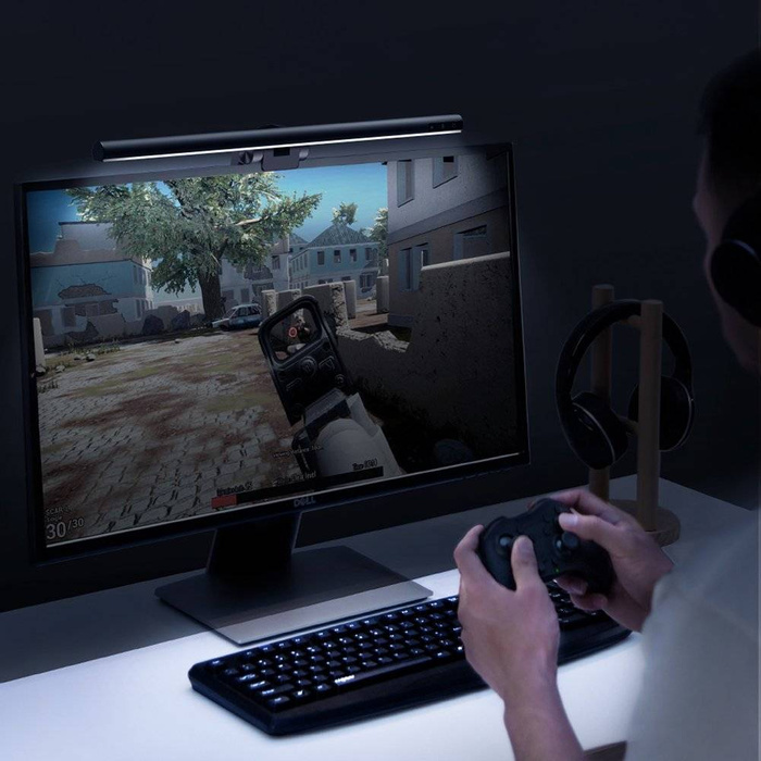 Baseus i-wok Luce LED per monitor da tavolo con illuminazione nera (DGIWK-B01)