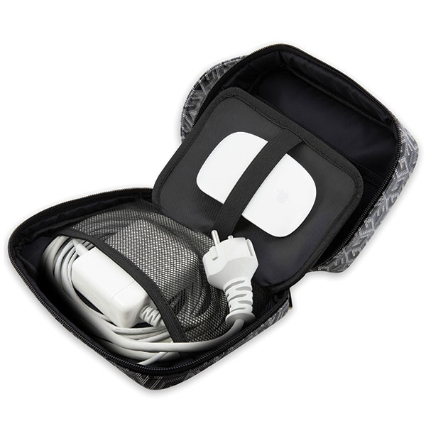 Guess Bag GUHBHGCFSEK Black/Black GCube Stripe Organizer