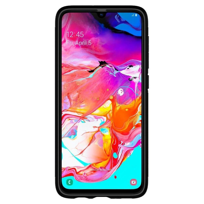 SPIGEN Slim Armor Samsung Galaxy A70 Metall Schiefer Grau Hülle