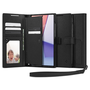 Obal Spigen Peněženka "s" Plus Galaxy S23 Ultra Black Case