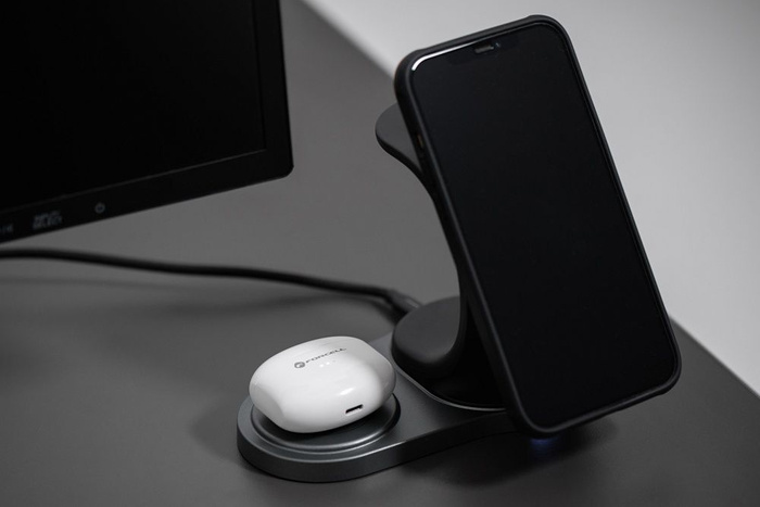 Słuchawki bezprzewodowe douszne Forcell F-Audio TWS Clear Sound białe