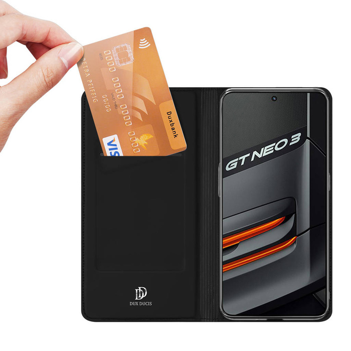 Dux Ducis Skin Pro Holster Case Cover s klapkou Realme GT Neo 3 černý