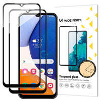 Wozinsky Full Glue Tempered Glass Samsung Galaxy A14 5G 9H Full Screen Tempered Glass with Black Frame