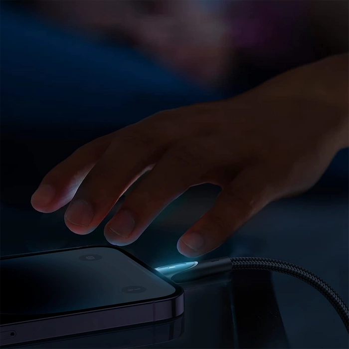 Joyroom Star-Light Series SA27-CL3 USB-C / Lightning 30W 2m Kabel - Schwarz