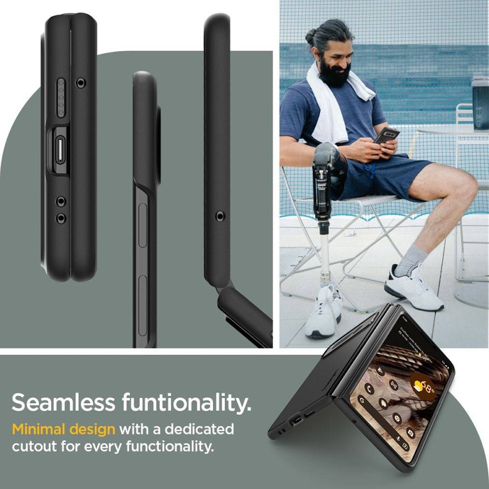 Funda Spigen Thin Fit Google Pixel Fold Negro Case