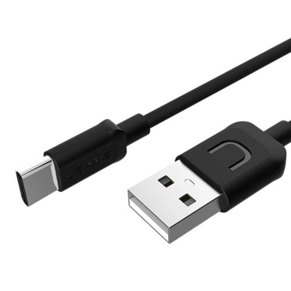  USAMS U-Turn USB-C 2A 1m Negro