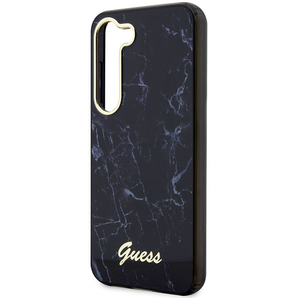 Case GUESS Samsung Galaxy S23 Marble Case Black Hardcase