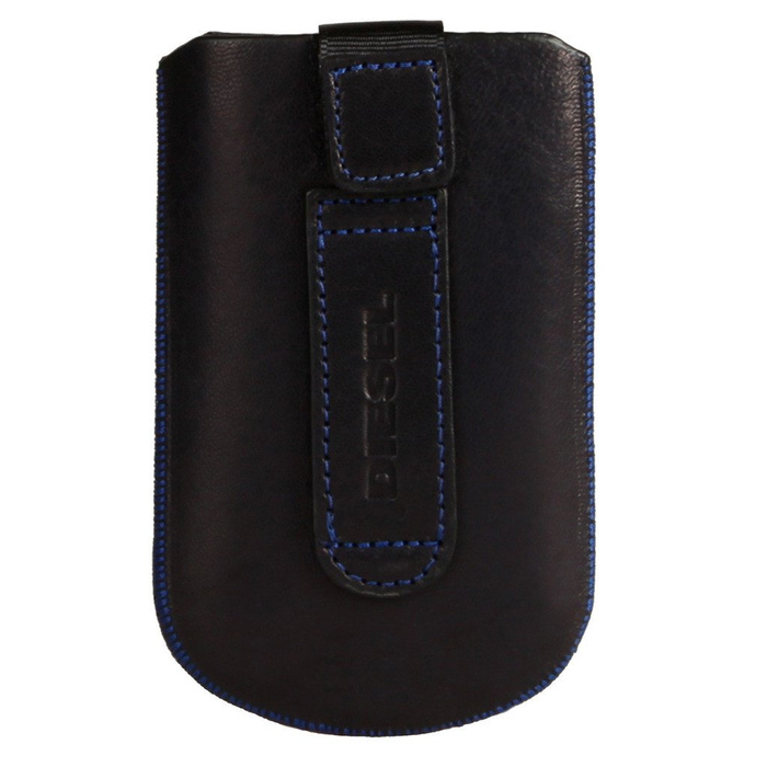 Hülle DIESEL Slim Sleeke L Universal Echtleder Schwarz