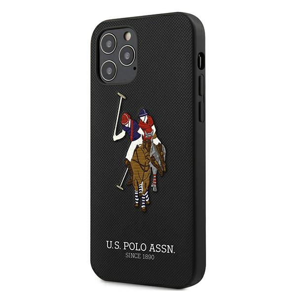 Cover US Polo Apple iPhone 12 Pro Max Polo Embroidery Collection Black Case