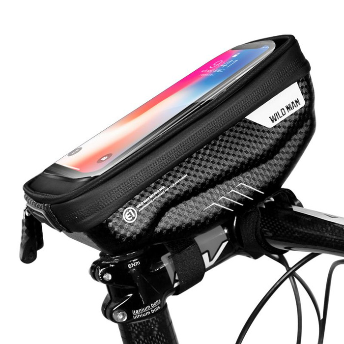 Coque Support BICYCLETTE WILDMAN S PANNIER POUR CADRE NOIR Case
