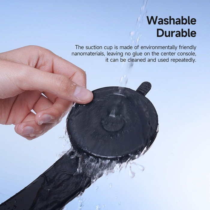 DUZZONA V3 - uchwyt samochodowy indukcyjny do deski kompatybilny z MagSafe 15W czarny