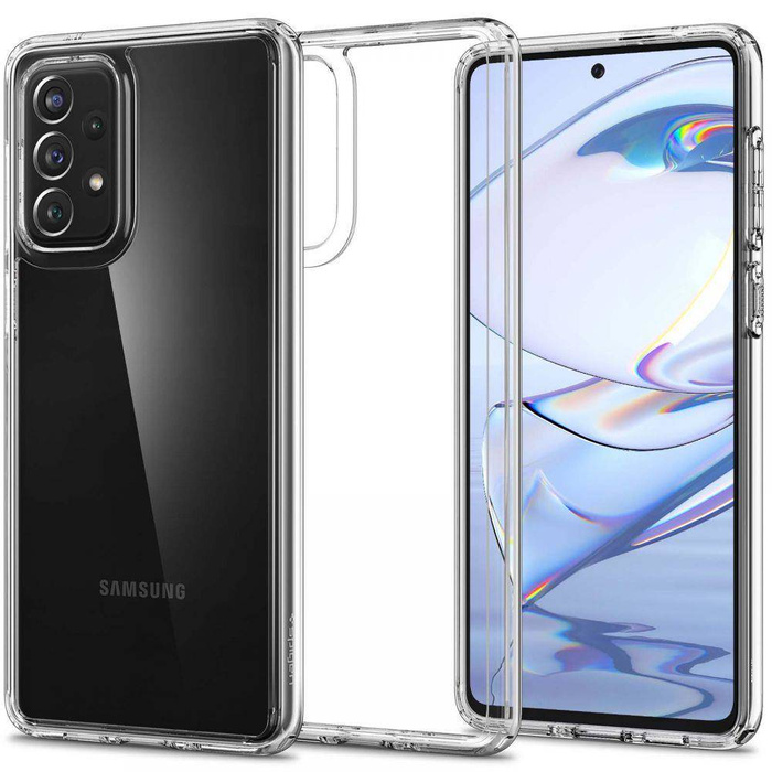 Coque Spigen Ultra Hybrid Samsung Galaxy A53 5G Crystal Clear + Verre 3mk Verre flexible Lite