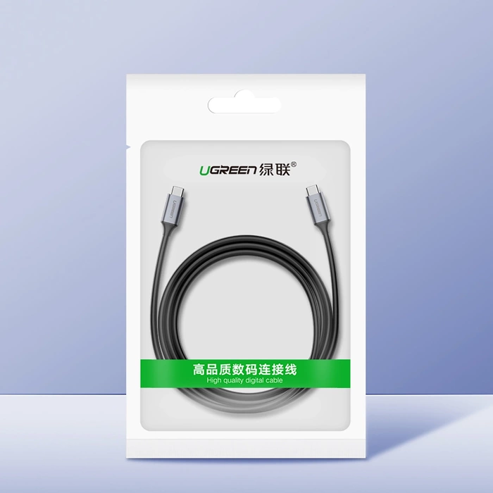 Ugreen US161 50751 USB-C 3.1 / USB-C 3.1 Kabel 1,5 m – Grau