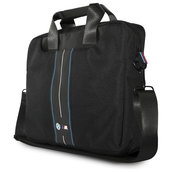 Borsa BMW BMCB15COMPVSKL 16" Nero/Nero Nylon Striscia Blu
