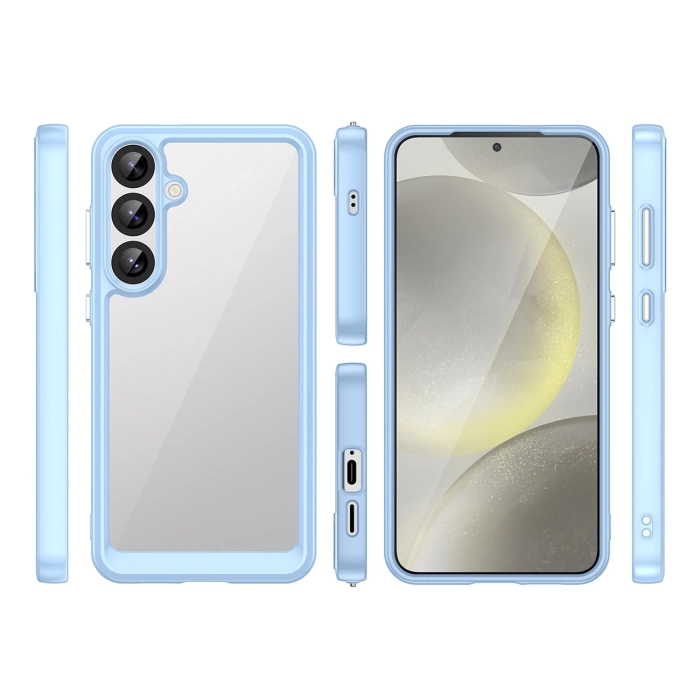 Outer Space Case with Gel Frame for Samsung Galaxy S25+ - Blue