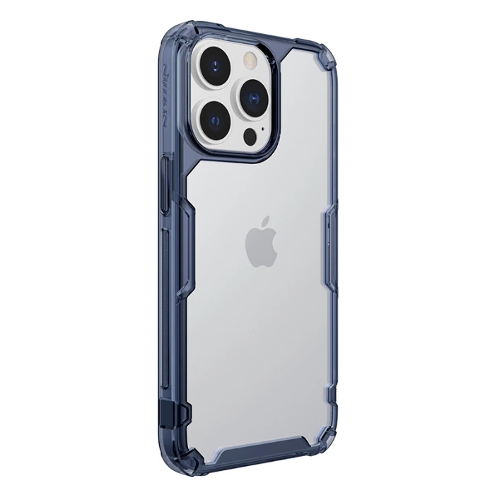 Etui Nillkin Nature Pro etui do iPhone 13 Pro Max pancerna obudowa pokrowiec niebieski