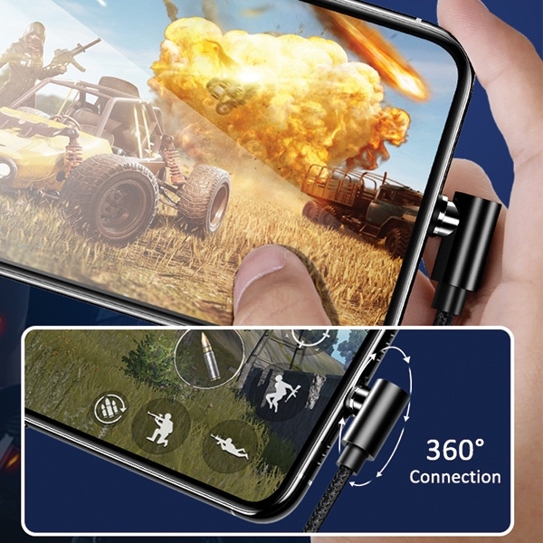 Kábel Uhlové magnetické USAMS Apple Lightning 1m červené