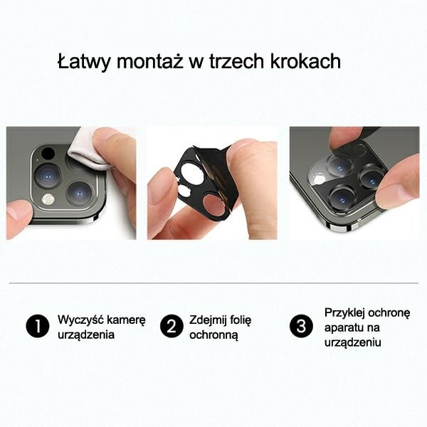 Glass Tvrdené sklo USAMS Apple iPhone 12 Sklo na objektív fotoaparátu Kovové červené ochranné sklo na fotoaparát