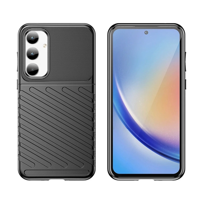 Thunder Case Panzerhülle für Samsung Galaxy A35 - Schwarz