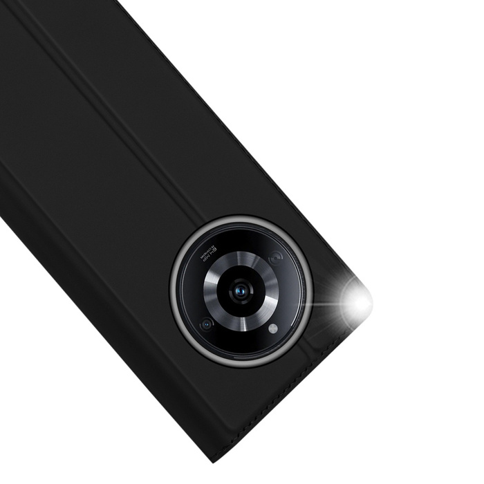 Custodia Dux Ducis Skin Pro per Realme 11 Flip Card Wallet stand nero