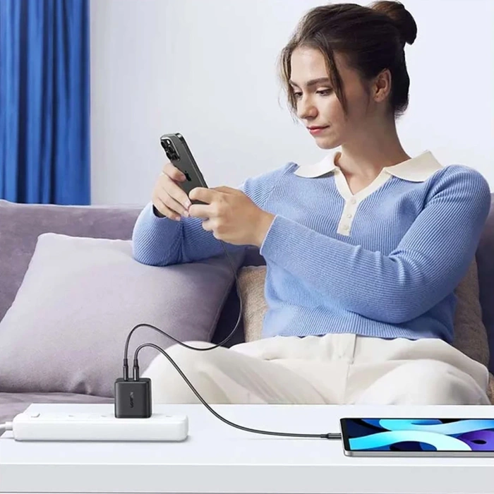 Ugreen X227 20W GaN Wall Charger 1x USB-A 1x USB-C - Black