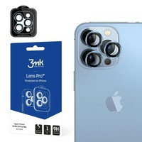 3mk Objektivschutz Pro iPhone 13 Pro / 13 Pro Max blau/sierra blau Schutz für Kameraobjektiv mit Montagerahmen 1 Stk.
