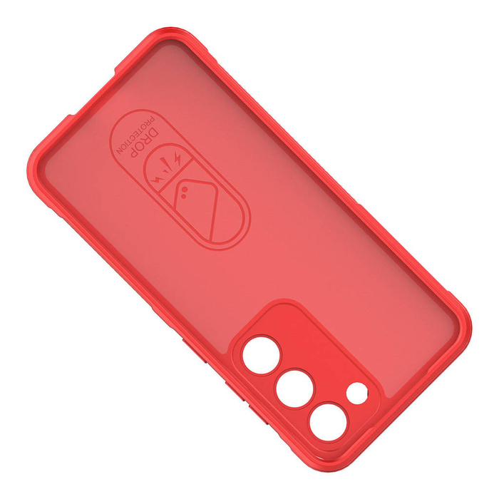 Funda Magic Shield para Samsung Galaxy S23+ funda blindada flexible roja