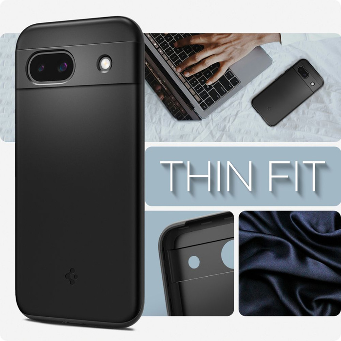 Funda Spigen Thin Fit Google Pixel 8a Negro