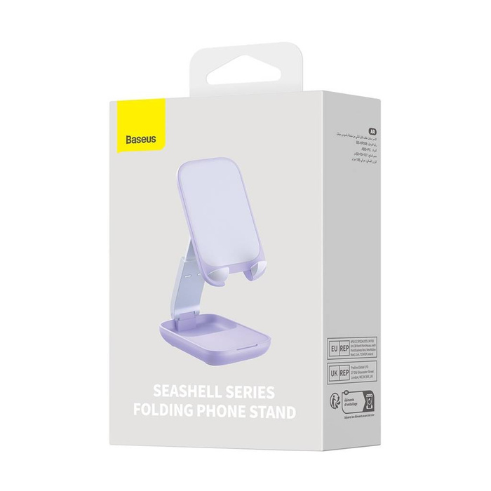Supporto per telefono regolabile Baseus Seashell Series - viola