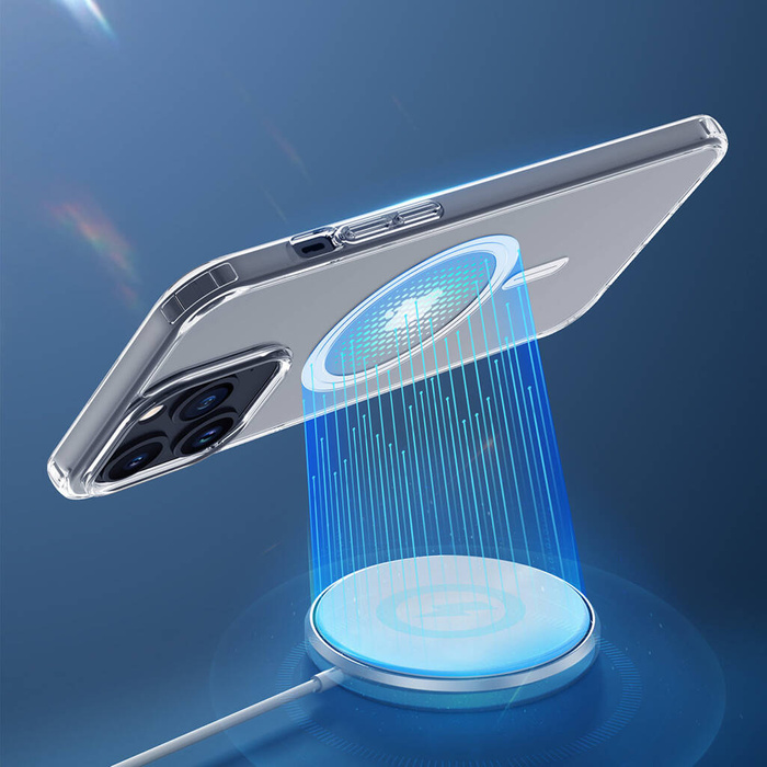 Pouzdro na iPhone 15 Pro s MagSafe Dux Ducis Clin – průhledné