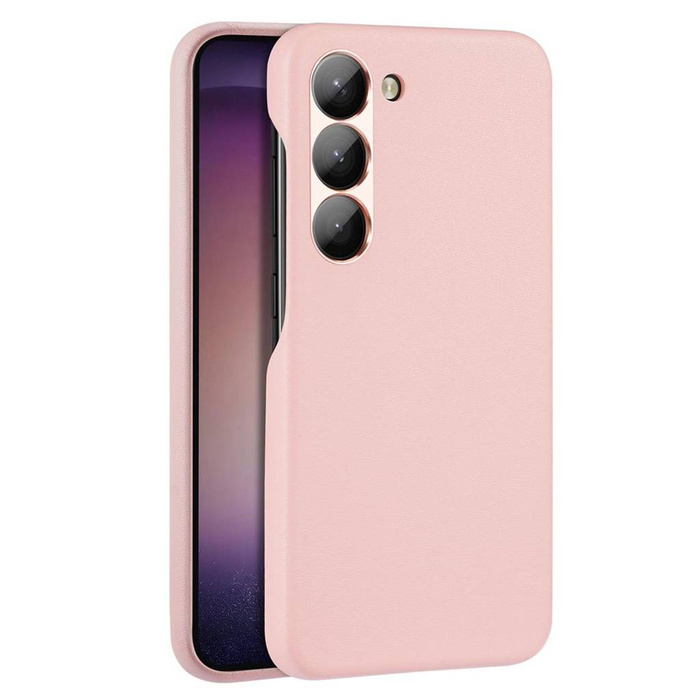 Pouzdro Dux Ducis Grit pro Samsung Galaxy S23+ elegantní kryt z umělé kůže MagSafe růžové