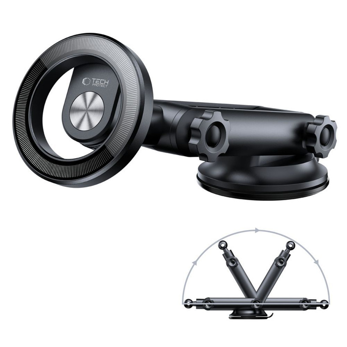 TECH-PROTECT N53 MagNETIC MagSafe DASHBOARD CAR MOUNT BLACK