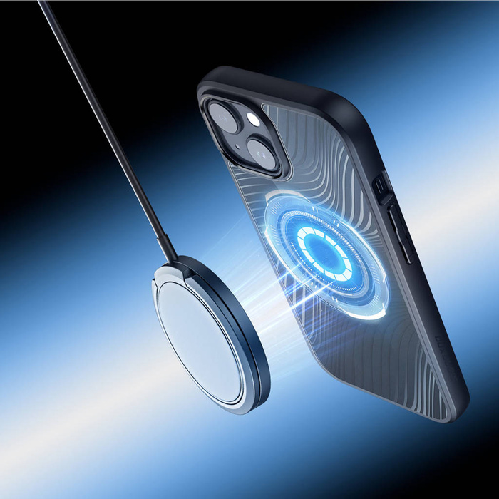 Armored case for iPhone 15 with MagSafe Dux Ducis Aimo Mag - black