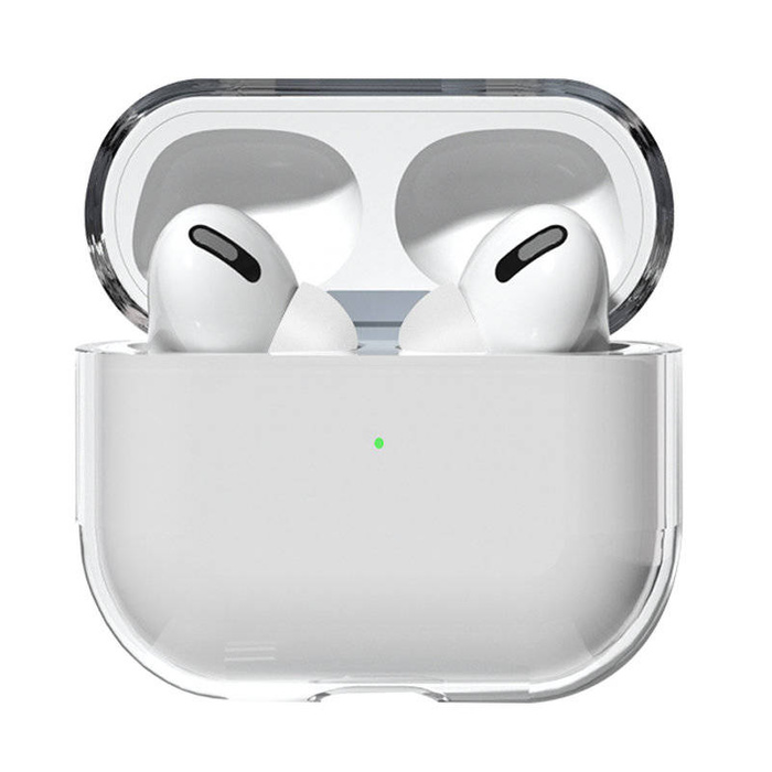 Coque pour AirPods 3 étui rigide casque transparent (case A )