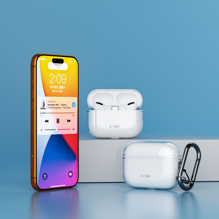 TECH-PROTECT FLEXAIR APPLE AIRPODS PRO 3 CLEAR