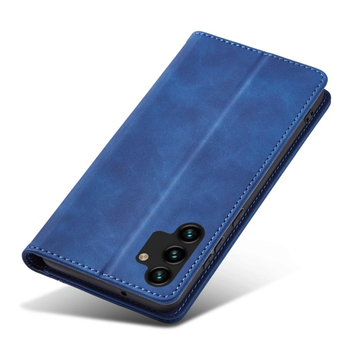 Magnet Fancy Case etui do Samsung Galaxy A13 5G pokrowiec portfel na karty kartę podstawka niebieski