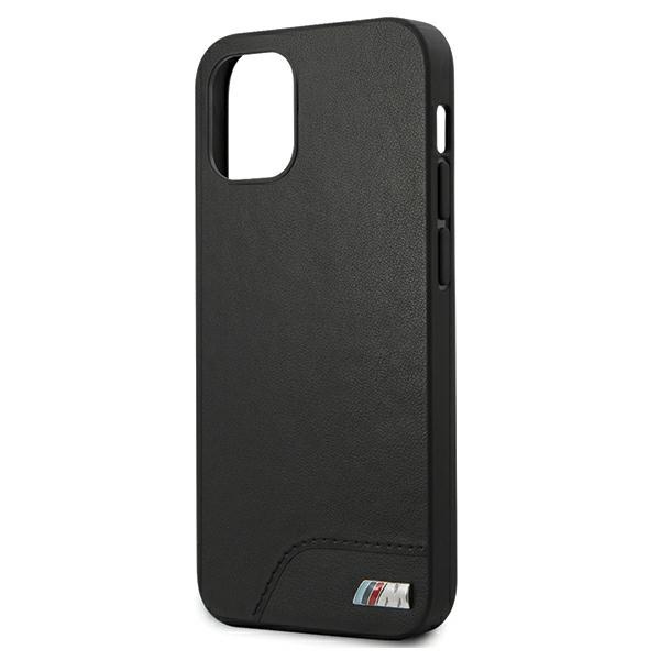 Pouzdro BMW Apple iPhone 12 Mini M Collection Smooth PU BMHCP12SMHOLBK Black Hardcase 