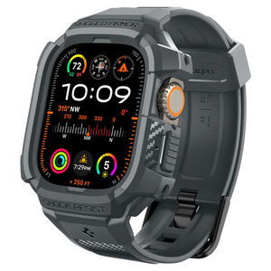 Armband Spigen Rugged Armor "pro" Apple Watch Ultra 1 / 2 (49 Mm) Dunkelgrau