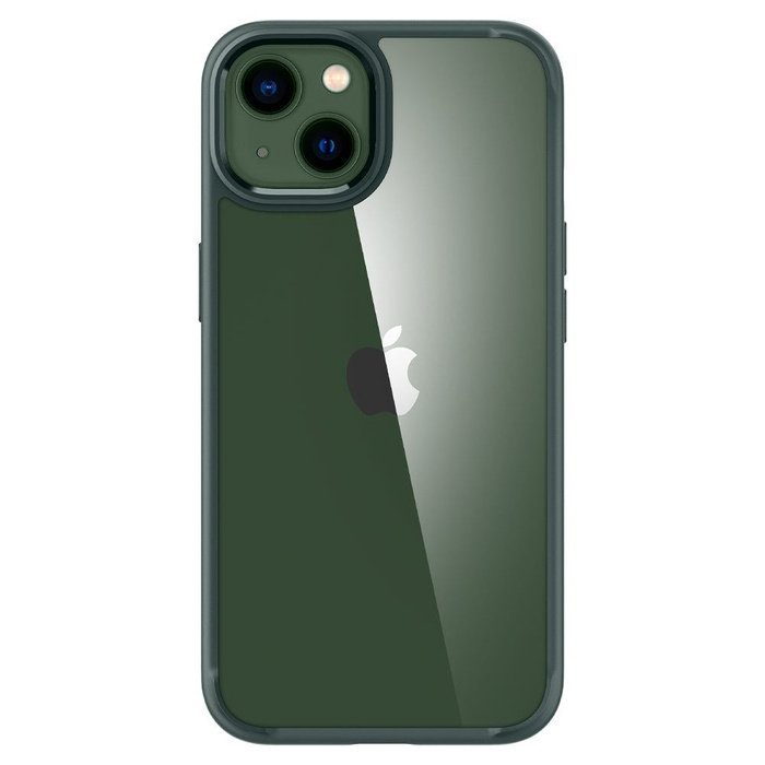 Cover Spigen Ultra Hybrid iPhone 13 Verde notte Case