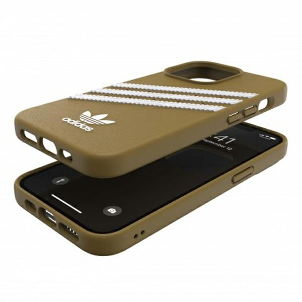 Hülle Adidas OR Moulded PU iPhone 13 Pro Max 6.7" beige-gold/beige-gold 47807