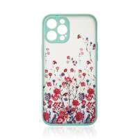 Design Case para iPhone 12 Pro Max funda flor azul claro