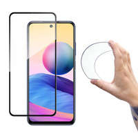 Wozinsky Full Cover Flexi Nano Verre Trempé Film Avec Cadre Xiaomi Redmi Note 10 5G Noir