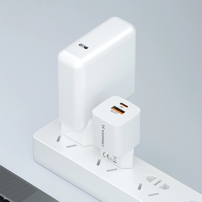 Wozinsky CMWCW 20W USB-C / USB-A wall charger - white