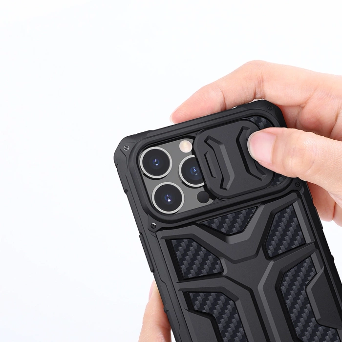 Etui Nillkin Adventurer Case etui do iPhone 13 Pro pancerny pokrowiec z osłoną na aparat niebieski
